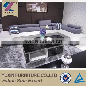 2015 White and Pueple Adjustable Headrest Boat Furniture Sofa thumbnail-3