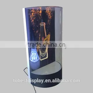 Handmade LED Nighclub Acrylic Liquor Display Case,acrylic Wine Rack,acrylic Wine Bottle Holder Witn Engraving Sign thumbnail-2