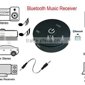 Bluetooth Music Audio Stereo Receiver for Car AUX IN Home Speaker thumbnail-3
