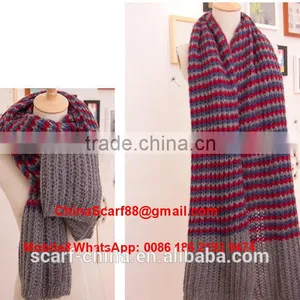 Wholesale Knitted Wool Scarf Women thumbnail-3