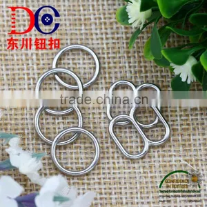High Quality Slidproof Underwear Ligeries Buckles,Silver Bra Strap Hooks thumbnail-1