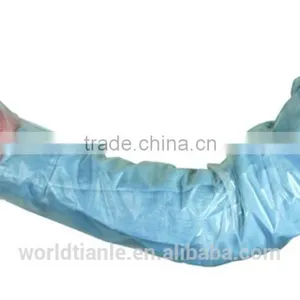 Shoulder-length PE Disposable Gloves With High Quality and Low Price thumbnail-1