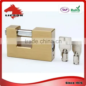 Lipson LS-200T Tubular Cylinder Rectangular Brass Padlcok thumbnail-2