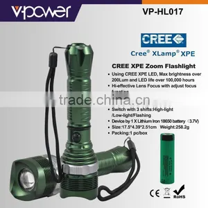 CREE XPE Zoom Flashlight thumbnail-1