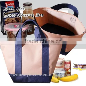 New Design Customized Lunch Bag Cotton Tote Bag Shopping Bag thumbnail-6