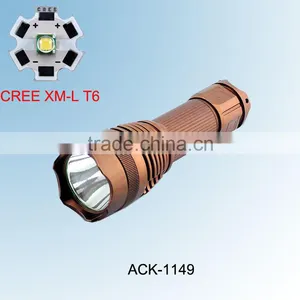 1149 Rechargeable 10w High Power T6 Led Power Style Flashlight Use 1*26650 Battery thumbnail-2