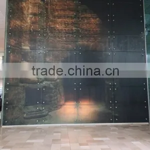 Decorative Glass Partition Image Glaze Stone thumbnail-1