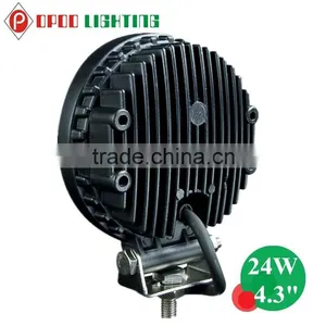 Cheap Price 4WD Truck 24W Led Work Light,4.3" Round 24W Led Work Light thumbnail-3