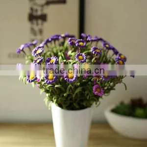 China Wholesale Plastic Daisy Flower Artificial Flowers Daisy That Looks Real for Home Decoration thumbnail-3