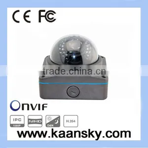 Onvif KST-D39C 1/3" 2 Megapixel Dome IP Camera Support IE & Mobile Browser & POE & WIFI thumbnail-1