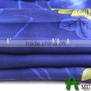 Mulinsen Printed Polyester Wholesale Silver Satin Fabric Price/ Nightdress Fabric thumbnail-3