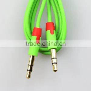 2015 Hot Sell 3.5mm Stereo Male to Male 2 Color Moulding Type thumbnail-1