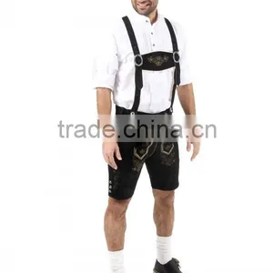 Cheap Leather Trachten Lederhosen, Baverian Leather Hosen thumbnail-3