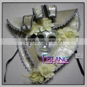 Men's Luxury Venetian Nose Capitano Mask DECORATING thumbnail-1