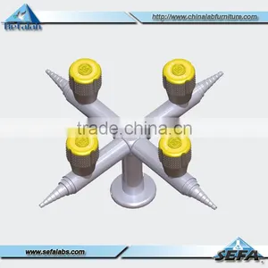 Laboratory Used 3 Way Brass Gas Valve Gas Fitting Lab Gas Cock Valves thumbnail-2