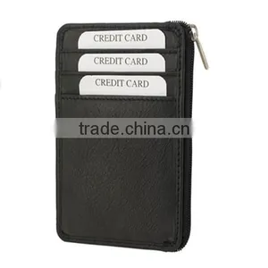Slim Rfid Block Leather Wallet thumbnail-2