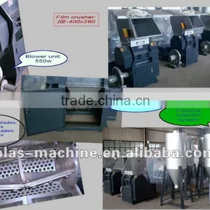 Plastic PE PP Film Crusher With Cyclone Collector System (BM-400x280) thumbnail-3