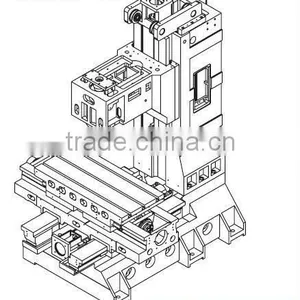 VMC Frame Vertical Machining Center Frame thumbnail-1