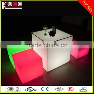 Magic 3D LED Cube RGB Colors Lighting Changing LED Bar Cube Stool For Sitting thumbnail-2