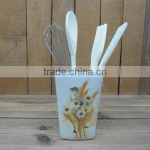 Wholesale Ceramic Kitchen Ware Utensil Holder, Forks Holder thumbnail-1