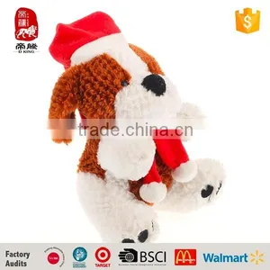 Custom Stuffed Toys Bear Christmas Animated Plush Dog thumbnail-2