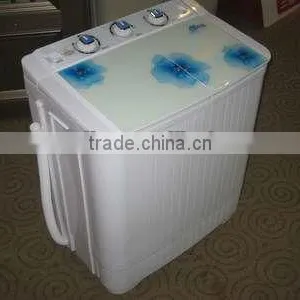 3.5kg Mini Twin Tub Semi Automatic Washing Machine With Spin Dry thumbnail-1
