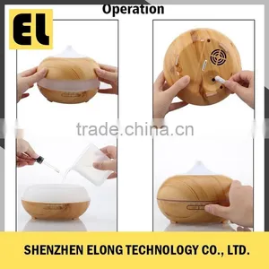 Ultrasonic Aroma Oil Diffuser Wood Grain for Car thumbnail-6