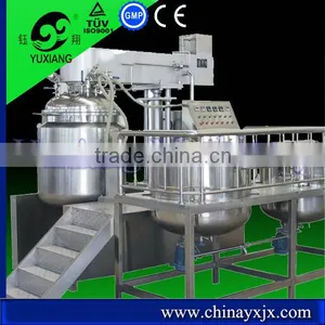 Yuxiang 200L Vacuum Emulsifier Homogenizer for Shoe Polish Cream Making Equipment thumbnail-1