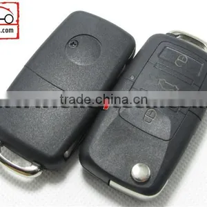 High Quatity Car Key for vw Romote 3 Button Key Shell for vw Flip Remote Key Shell thumbnail-1