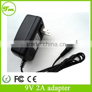 NEW AC 100-240V Converter DC 9V 2A 2000mA Charger Power Adapter Supply thumbnail-1
