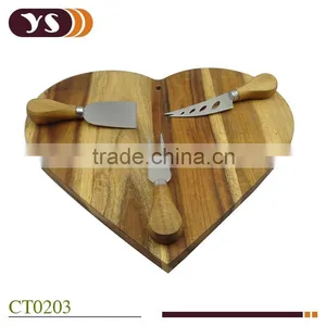 4 Pcs Cheese Knife and Board Set thumbnail-3