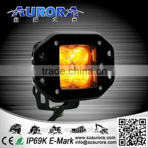 Aurora ISO9001 2'' Amber Work Light Jeep Wrangler thumbnail-1