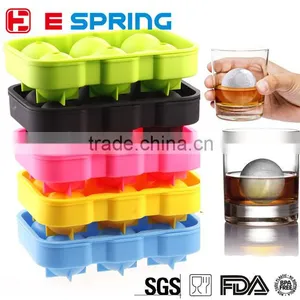 Party Bar Kitchen Easy DIY Food Safe Silicone Spherical Round Ice Ball thumbnail-1