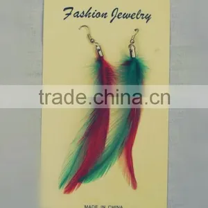 The Elgent Graceful Feather Eardrop thumbnail-3