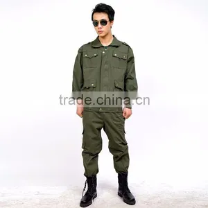 Outdoor Leisure Suit Overalls for Men Green Cotton-padded Jacket thumbnail-4
