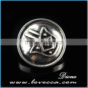 Silver Fashin Buttons Charms Snap Bracelets for Sale thumbnail-1