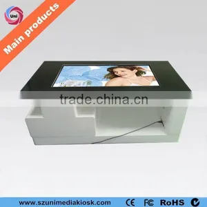 Waterproof Wifi 42 Inch HD TFT Indoor Use Exhibition Halls Touch Screen Table thumbnail-1