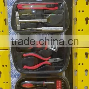 28pcs Hand Tools With 3 Folding Tool Box Full of Tools thumbnail-2