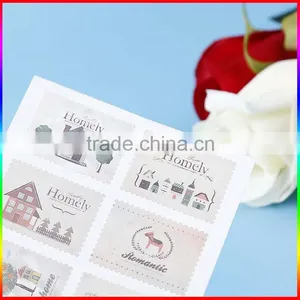Custom Postage Stamp Design Paper Stickers Decoration Stickers thumbnail-6