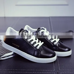 2016 Fashion Men Suitable Wihite and Blcak PU Shoes thumbnail-2