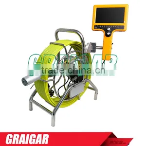 Waterproof Plumbing Sewer Pipe Inspection Camera Systems Water Well Air Duct Push Rod Inspection Camera thumbnail-1