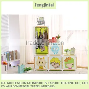2015 Hot Sales High Quality Cartoon Plastic Wardrobes for Children thumbnail-5