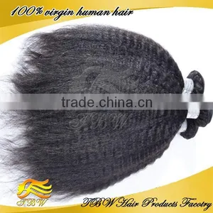 2015 Hot !!! Wholesale Cheap 100% Unprocessed Virgin Mongolian Human Kinky Straight Yaki Hair Weave thumbnail-5