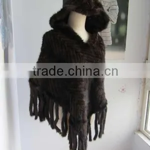 Wholesale Women's Mink Fur Cape MKS1 thumbnail-2