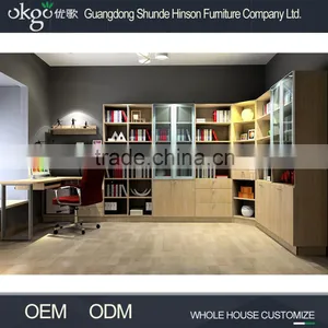 Good Quality Wood Bookcase With Doors, Furniture Shelves, Shelf Bookcase thumbnail-1