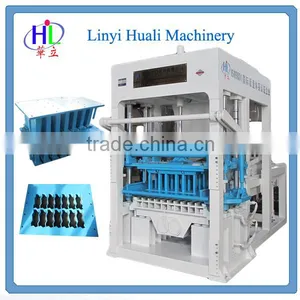 Italy QT4-15B Medium Size Fully Automatic Hydraulic Interlocking Vibrated Block Making Machine Price thumbnail-1
