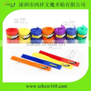 20*250mm Custom Logo Cable Management Buckle Wire Ties thumbnail-1