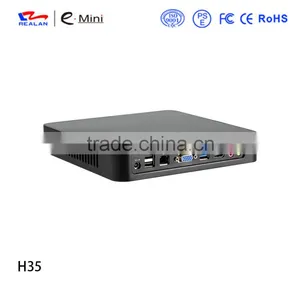 Realan High Quality Standard Fast Delivery H35-i3H40T1 Barebone Wholesaler Cheap Mini Fanless Desktop pc thumbnail-5