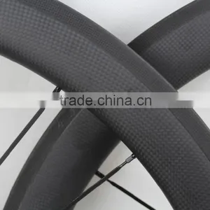 60 mm Famous FWD V Brake Covers Carbon Spoke Wheels ,700c Spoke Carbon Road Bike Wheels thumbnail-6