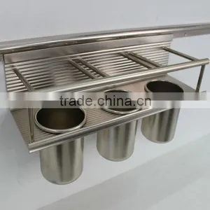 Aluminium Alloy Champagne Kitchen Hanging Racks Sets thumbnail-1
